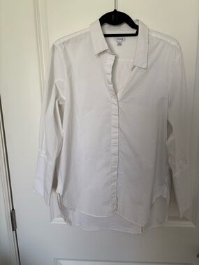 Cuyana Pleat Back Button Down Blouse